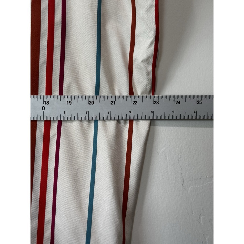 Loro Piana Women's Abito April Santa Crus Striped Silk Shirt Dress US Size L - Picture 7 of 12